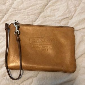 Gently used Coach wristlet